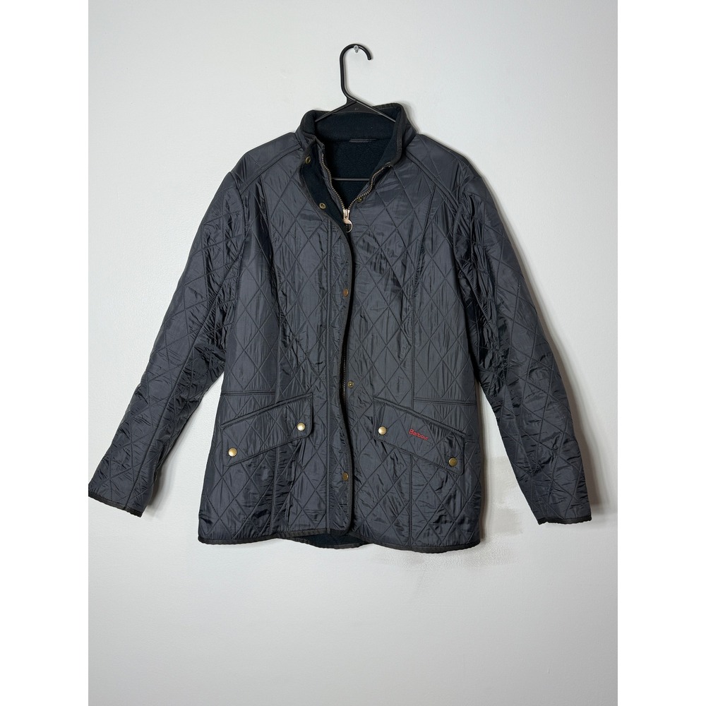 Barbour Quilted Jacket in Dark Gray